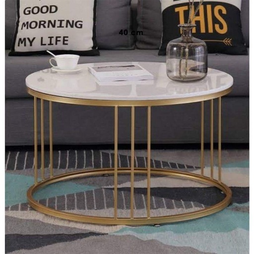 Coffee Table, Gold- 65*45cm - st120