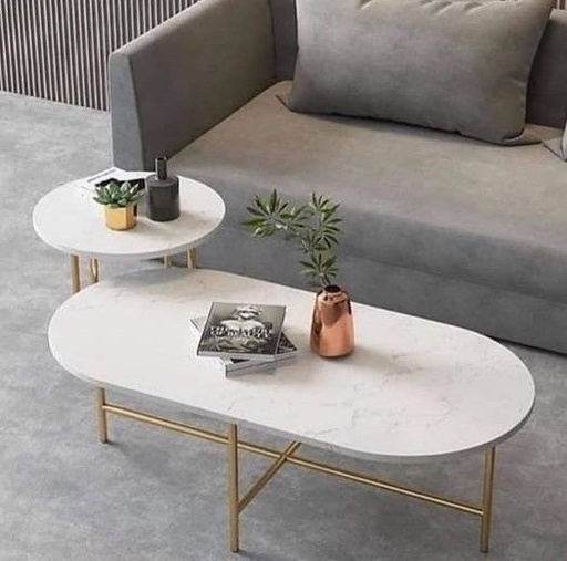 Coffee Table Set, Gold, 50cm - HACME45