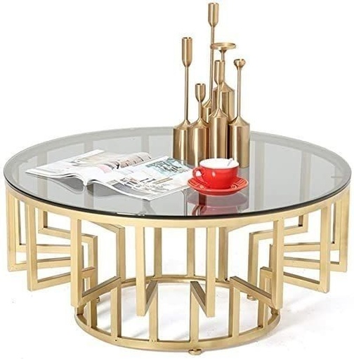 Coffee Table, Gold, 80cm - HACHM7000