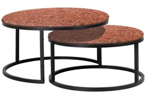 Coffee table set, Black*Red - EM30