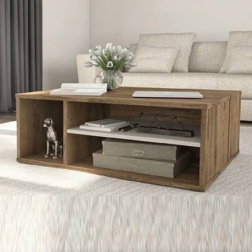 Coffee table, Wooden*White - A008