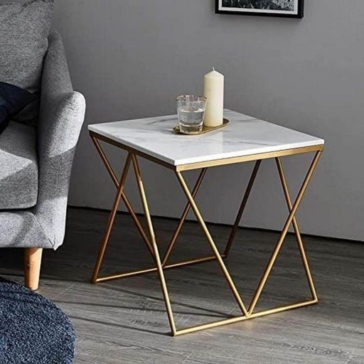 Coffee table, Metal, golden - S87