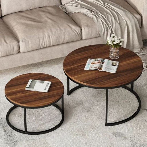 Coffee table, Black*Brown - S108