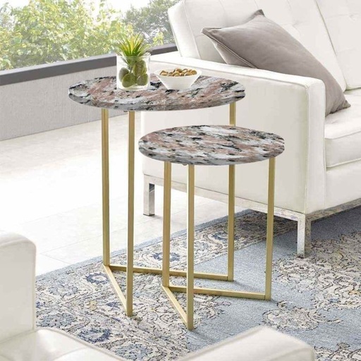 Side tables set, Gold - EM44