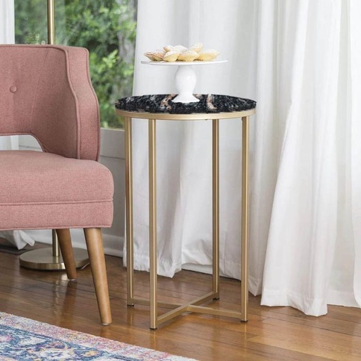 Side table, Gold*Black - EM25