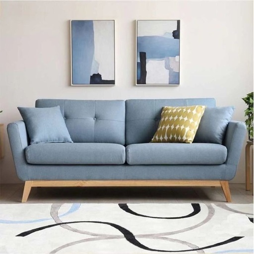 Sofa 220 cm, blue - DVR 16