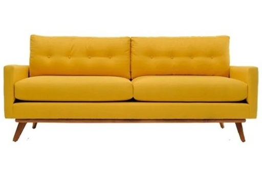 Sofa 200 cm, yellow - DVR 15