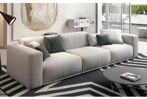 Sofa 220cm, off white - DVR 42