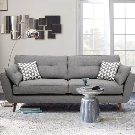 Sofa two-seat, gray - DVR 59