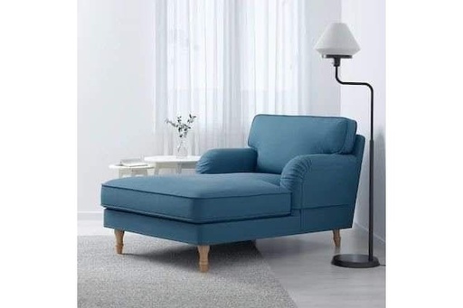 Modern sofa, Beech wood, Light blue - BF133