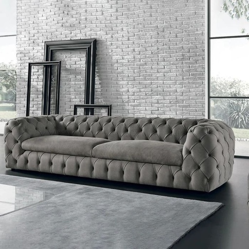 Sofa soft foam, Beech wood, gray - BF19