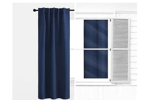 Blackout curtain, Navy Blue, 132*160cm - cat-88