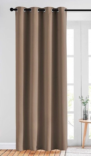 Blackout curtain, Brown, 132*214cm - cat-77