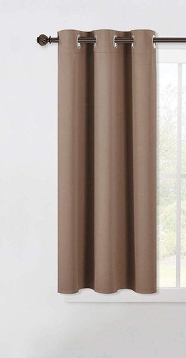 Blackout curtain, Brown, 132*160cm - cat-75