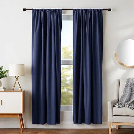 Blackout curtain, Navy Blue, 270*260cm - cat-56