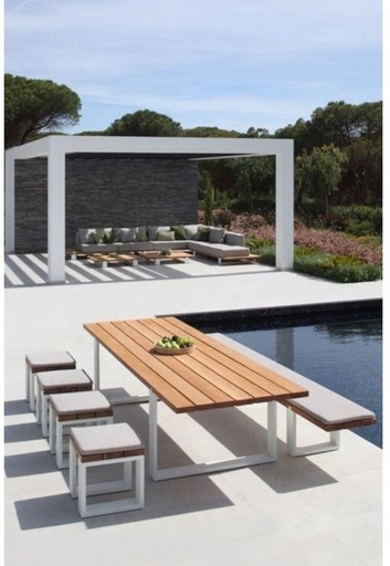 Outdoor Dining Table 6-piece - cal.din.41