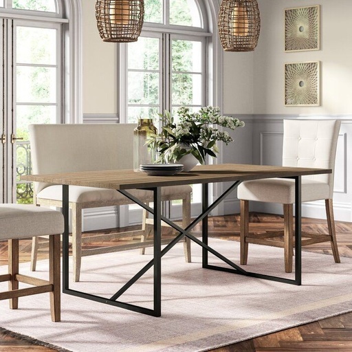 Metal Dining Table - cal.din.36