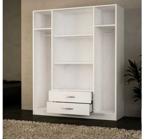 Dressing 160 cm, white - WOOD 04