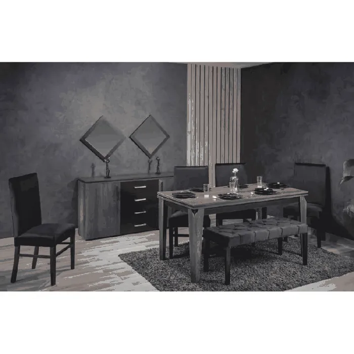 Dining room, 4 chairs MDF wood - DIR 25