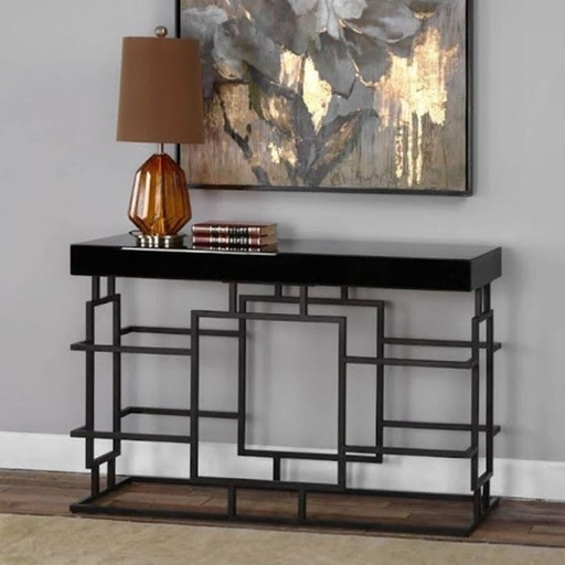 Consol, 100x30x90cm, Black - S2