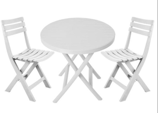 Beach Set, 2 Chairs and Table - S 1