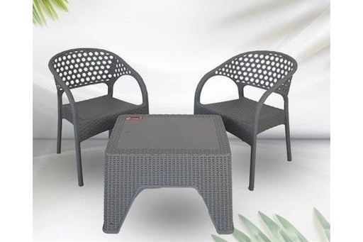 Outdoor furniture set, 2 Chairs and Table - S 21