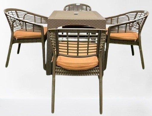 Outdoor furniture set, 4 Chairs and Table - S 31