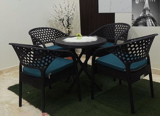 Outdoor furniture set, 4 Chairs and Table - S 29