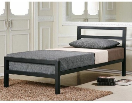 Bed, 90x100x200x100cm, Black - S21