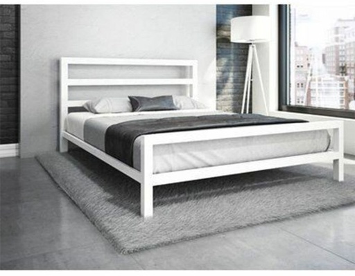 Bed, 90x160x200x160cm, White - S36