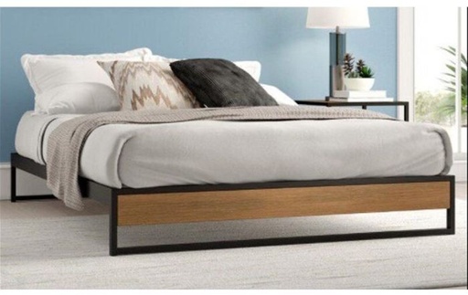 Bed, Metal, Brown*Black - S130