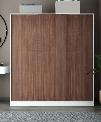 Wardrobe, White*Brown - miniW244BR