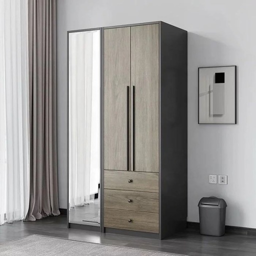 Wardrobe 200*120 cm - WOOD 75