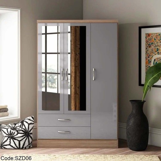 دولاب رمادي مودرن MDF – SZD06