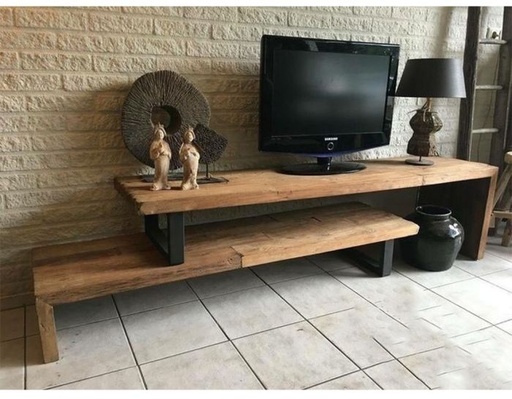 Metal TV Unit Black - cal.tvu.04