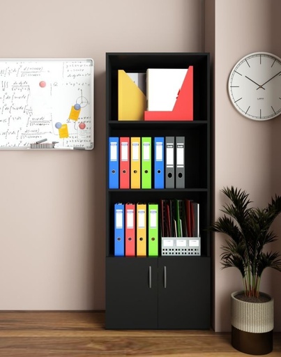 Bookcase, black - DF414ES