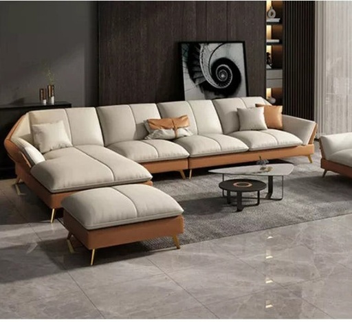 ركنة مع بوف خشب زان 160×300سم-OUR61