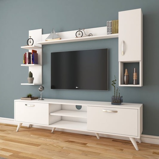 ترابيزة تليفزيون مع وحدة عرض 40×180سم - SHR187
